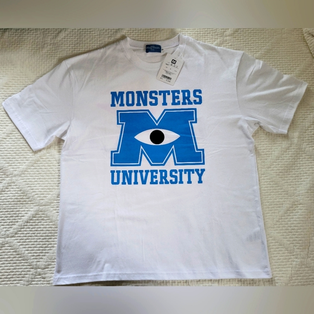 Tokyo Disney Resort Pixar Monsters University White T-shirt